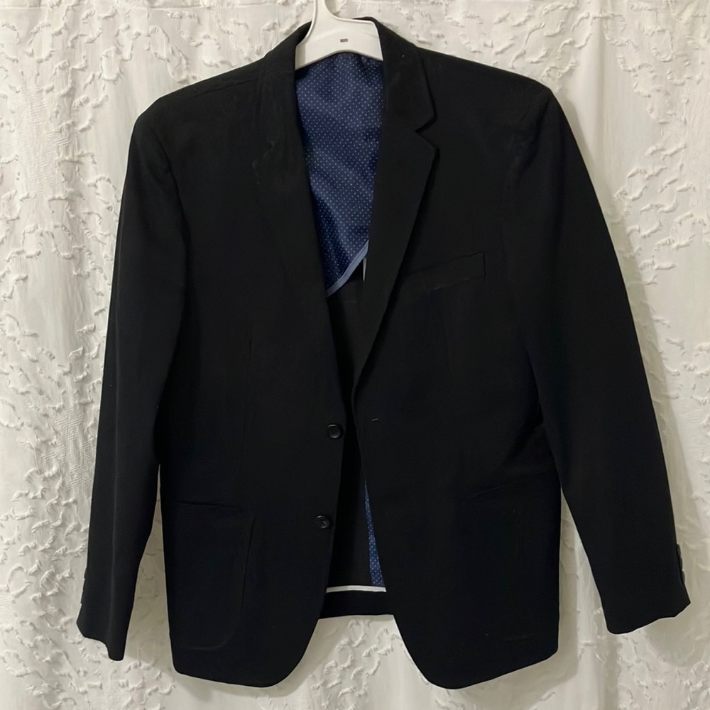 Combatant Gentlemen Black Slim Fit Travel Jacket 38S